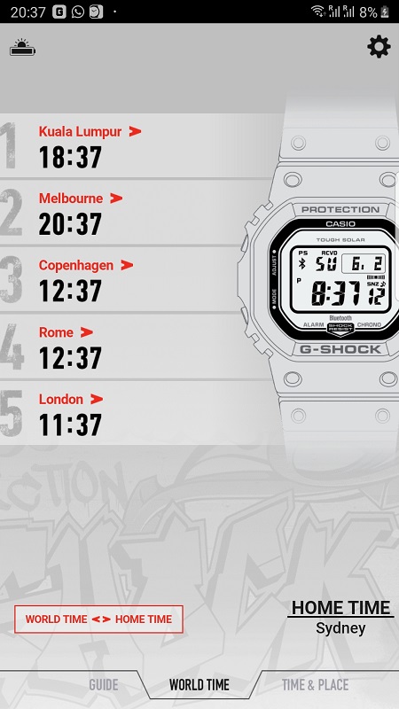 G Shock Connected App 2