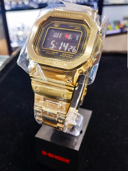 G Shock GMW B5000GD-9 Gold Metal Bluetooth Solar Malaysia