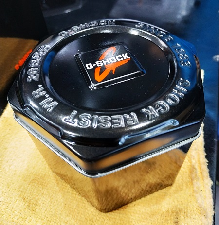 G Shock GMW B5000GD-9 Gold Metal Bluetooth Solar Rear Malaysia Box