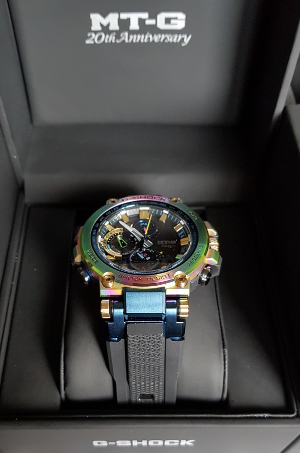 G-Shock MTG-B1000RB Rainbow Limited Edition Unboxing 8a