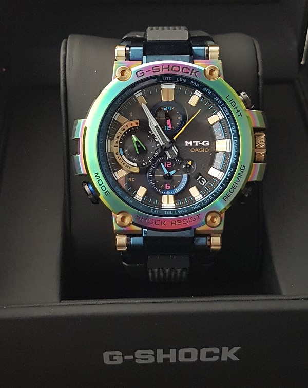 G-Shock MTG-B1000RB Rainbow Limited Edition Unboxing 8c