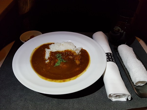 Japan Airlines Anytime Food Business Class Tokyo to Melbourne Chicken Curry.jpg