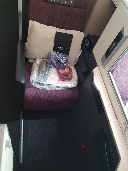 Japan Airlines Sky Suite Business Class Seat 1C F
