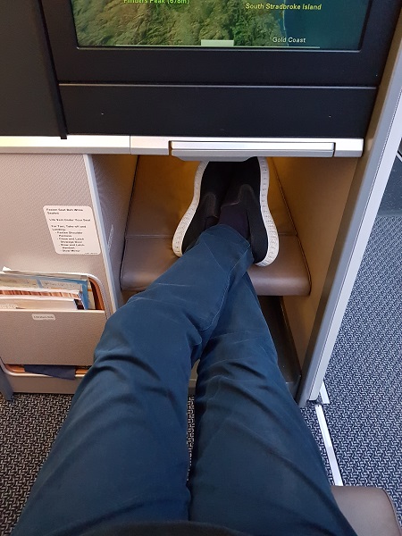 Singapore Airlines Business Class Brisbane to Singapore Aibus A350 Bulk Head Seat 11A 3