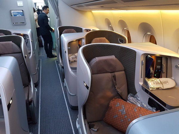 Singapore Airlines Business Class Brisbane to Singapore Aibus A350.jpg