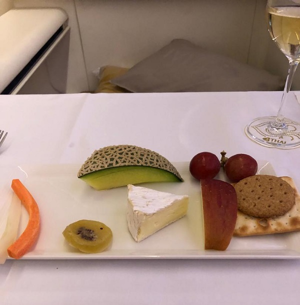 Thai Airways Royal First Class Airbus A380 Review Food and Drinks 2