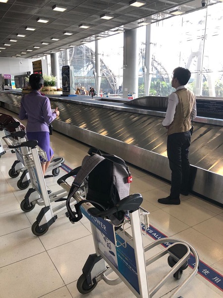 Thai Airways Royal First Class Airbus A380 Review Ground Baggage Service