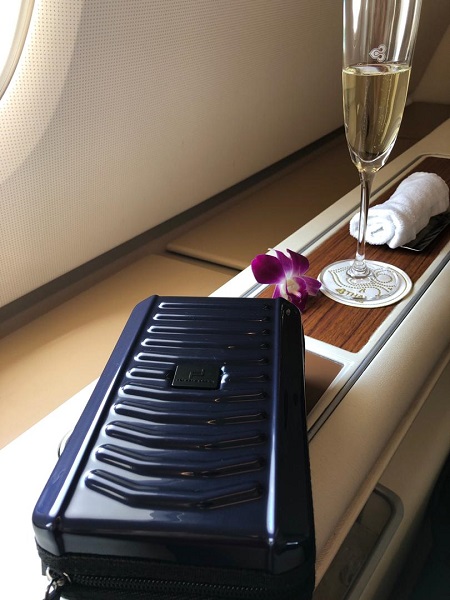 Thai Airways Royal First Class Airbus A380 Review Seat 1A Side 2