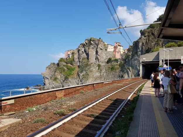 Cinque Terre Manarola train station