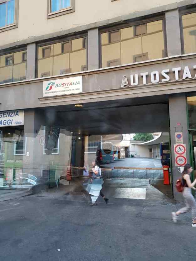 Florence bus station to luxury outlet mall