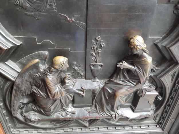 Florence Cathedral Chapel Door Sculpture