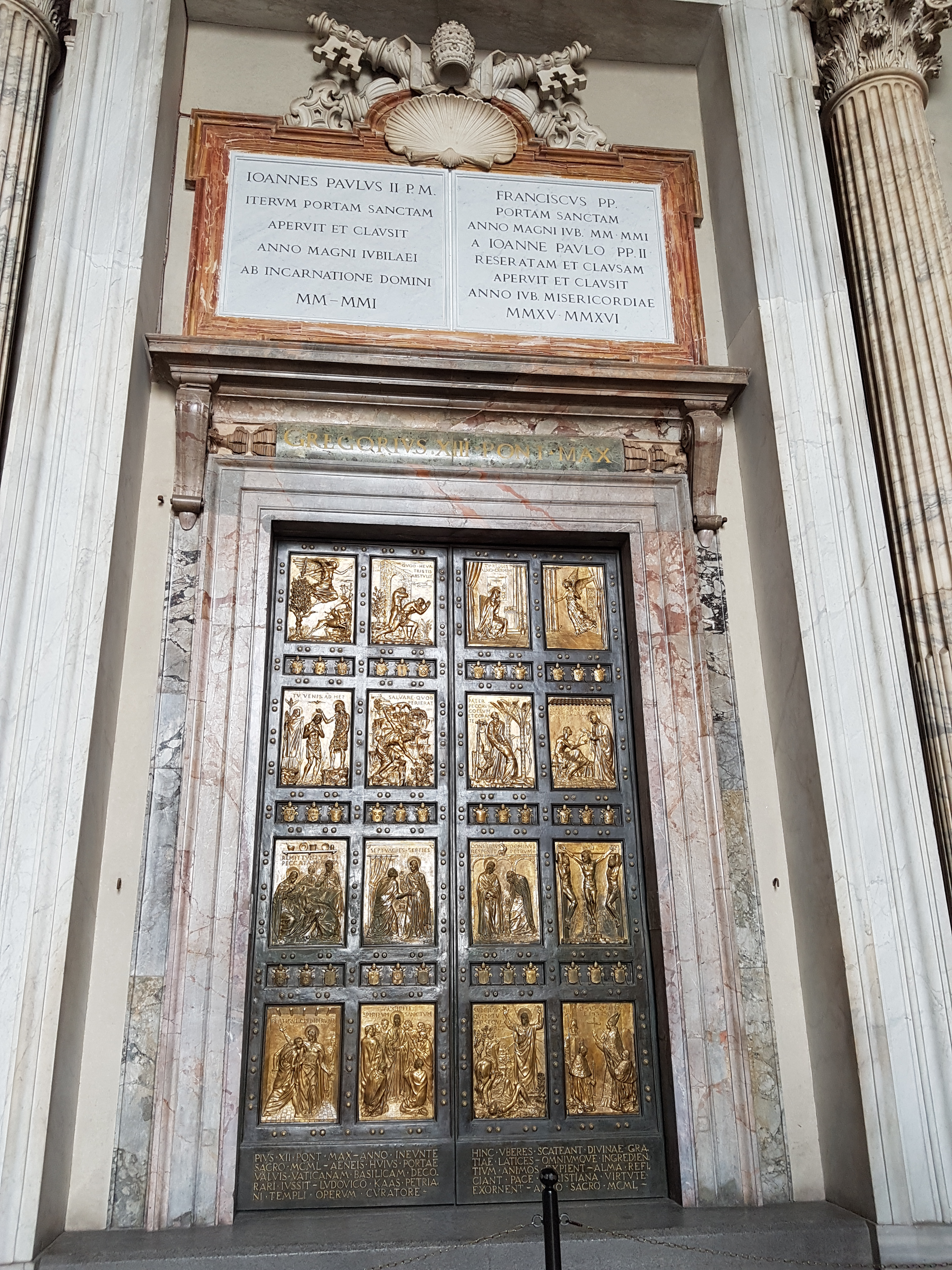 Vatican City St Peter's Basilica Holy Door.jpg