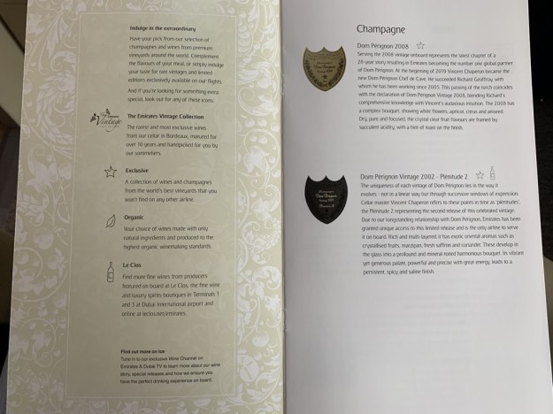 Emirate NEW First Class Boeing 777 Menu 1.jpg