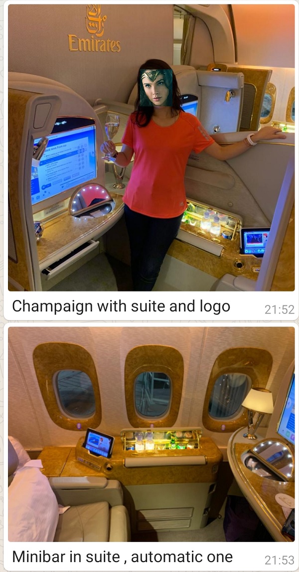 Emirates Old First Class Seats Boeing 777 5