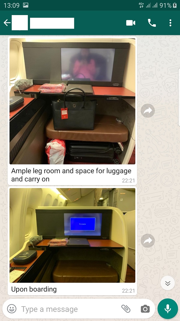 Japan Airlines JAL First Class Review Tokyo to New York USA 5