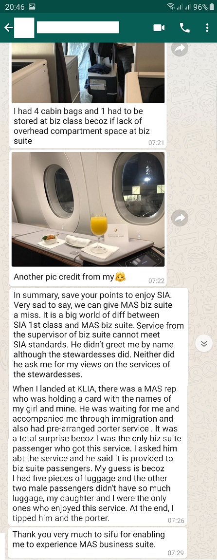 Malaysia Airlines Airbus A350 Business Suite London to KL Review 28