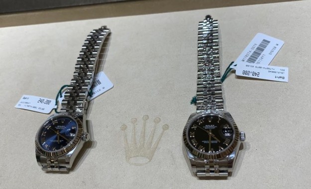 Rolex DateJust 31mm Stainless Steel Blue Black Dial