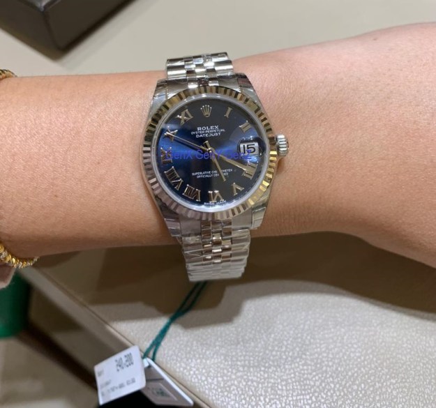 Rolex DateJust 31mm Stainless Steel Blue Dial