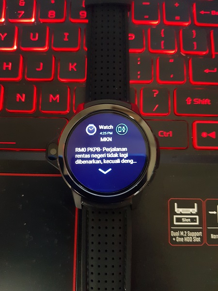 Kronos Blade Android Smartwatch Review Messages Notifications 1