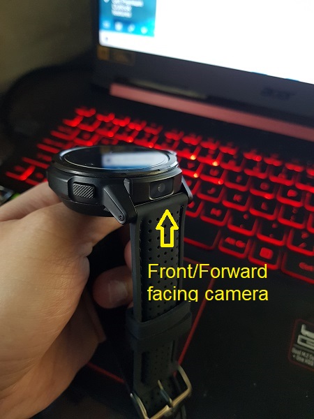 Kronos Blade Genesis Best Android Smartwatch Review Front Camera Forward