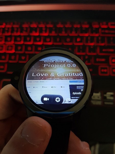 Kronos Blade Genesis Best Smartwatch Review Front Camera Review