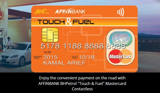 Affinbank BHPetrol MasterCard 10 percent cash back for petrol