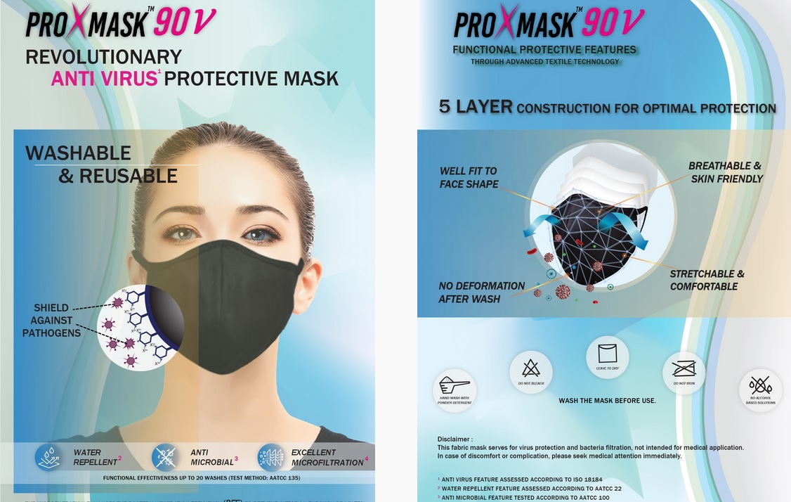 ProXMask 90V Antivirus Face Mask