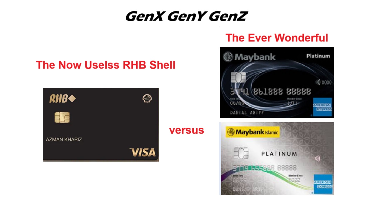 The Revised RHB Bank Shell Visa Versus The Ever Wonderful Maybank ...
